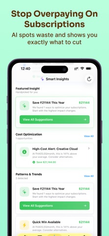 Subscription Tracker -Sentinel screenshot