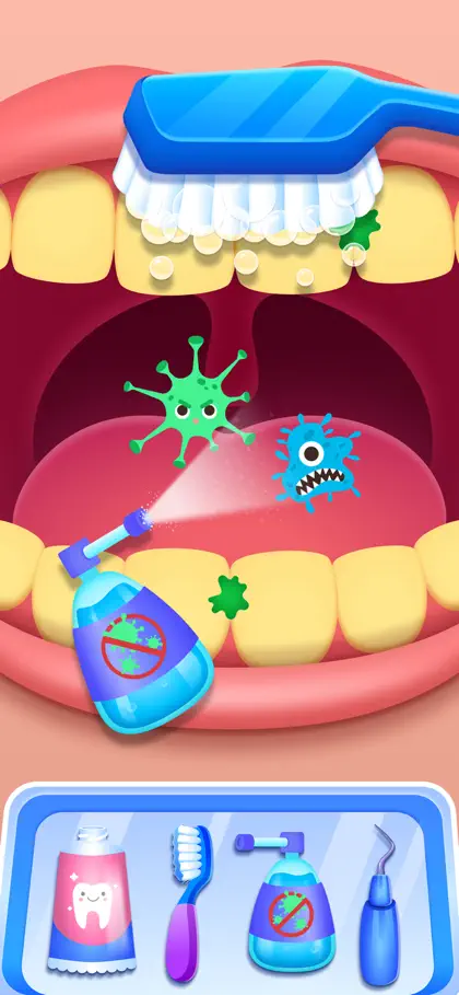 Capture d'écran 3 sur 6 de Dentist Baby Games for Kids