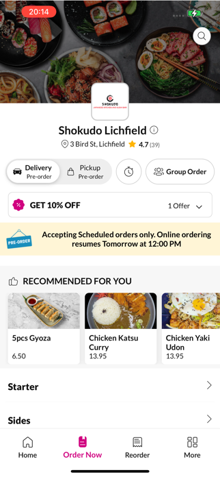 Shokudo Lichfield Screenshot 2 of 4