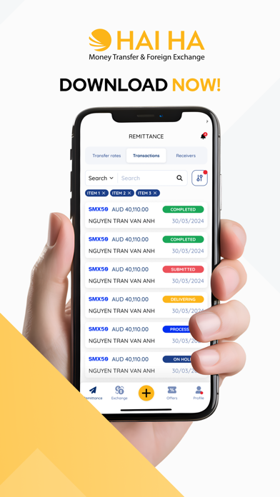 Hai Ha Money Transfer Screenshot