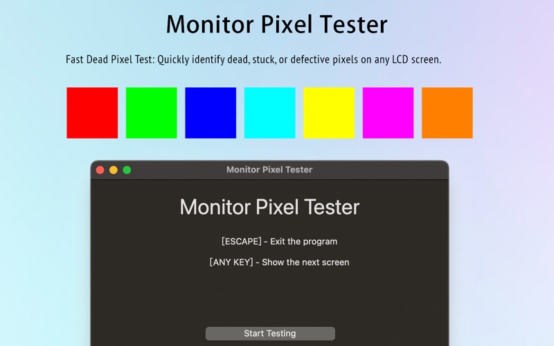 Screenshot #3 pour Monitor Pixel Tester