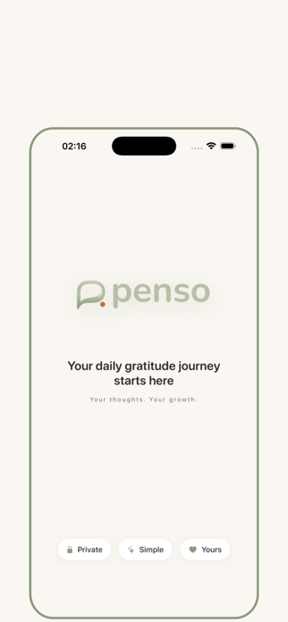 penso: journal & mood tracker Screenshot 6 of 6