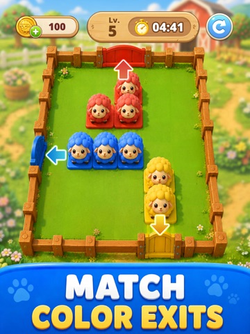 Sheep Slide: Unblock Jam Farm iPad screenshot