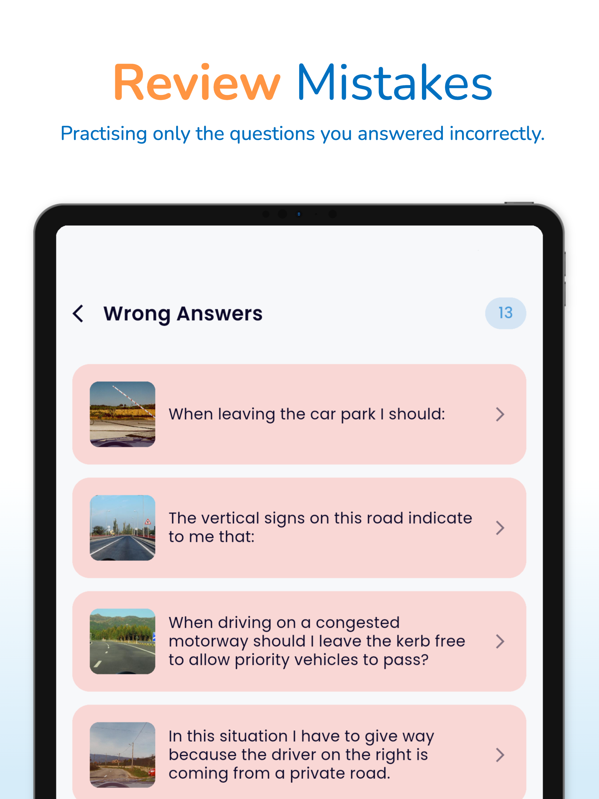 UAE RTA Driving Theory Test 26 screenshot 14