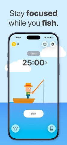 Pomofish: Pomodoro Timer screenshot