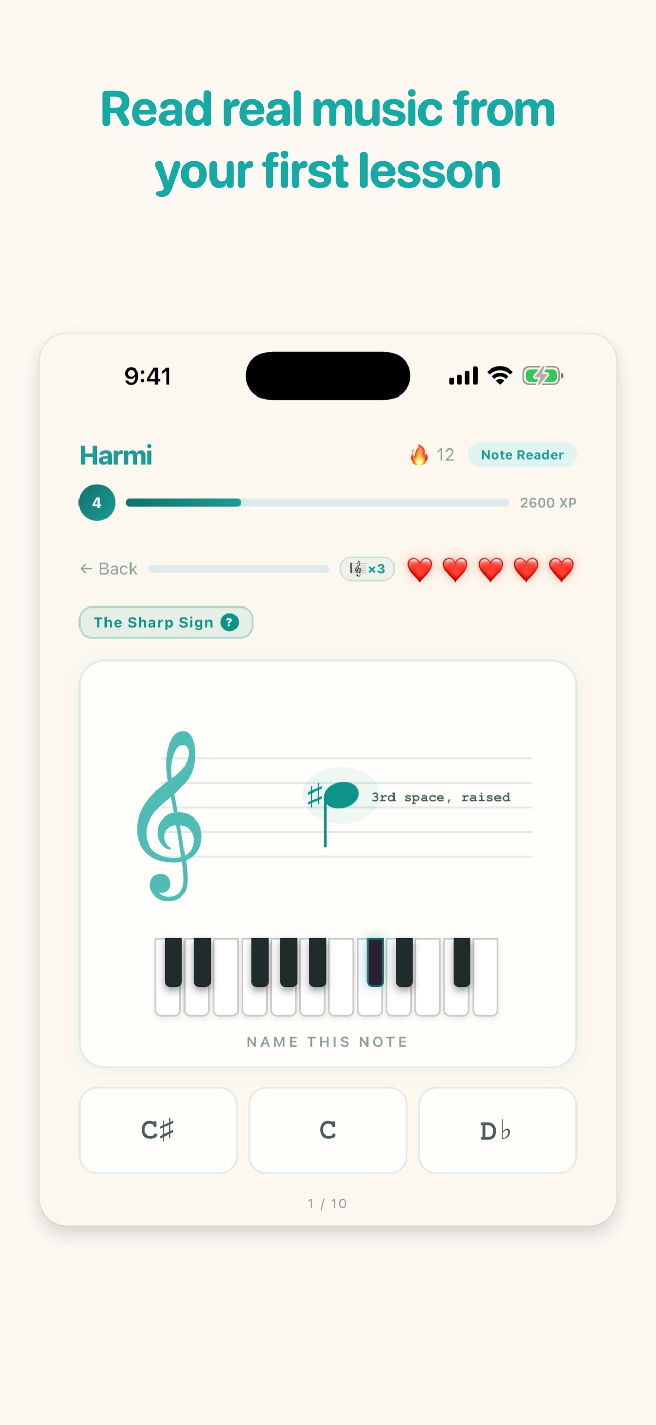 Screenshot 2 of Harmi: Learn to Read Music