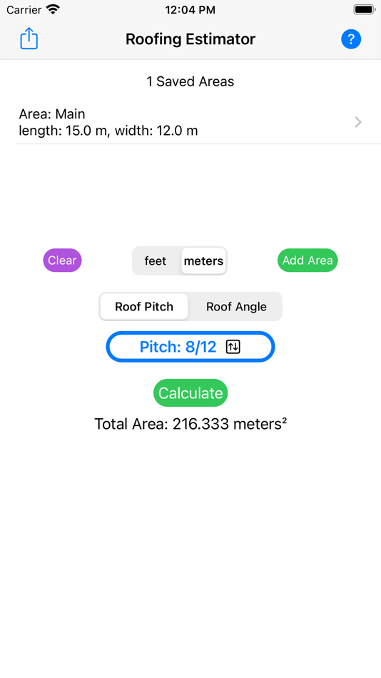 #5. Roofing Estimator (iOS) Podle: H3 Apps, LLC