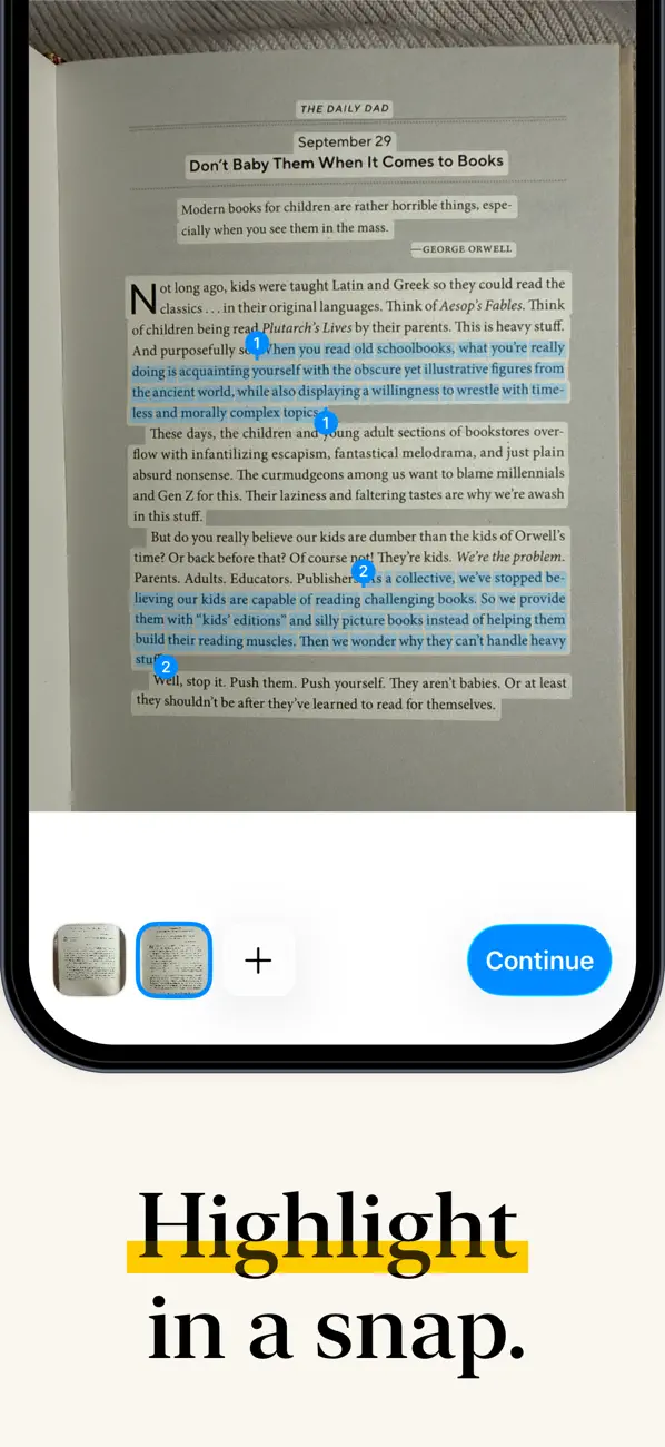 Screenshot #2 pour Ma Bibliothèque: Highlighted