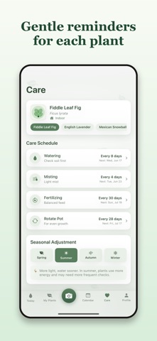 PlantWaterAI - Water Reminder iPhone screenshot