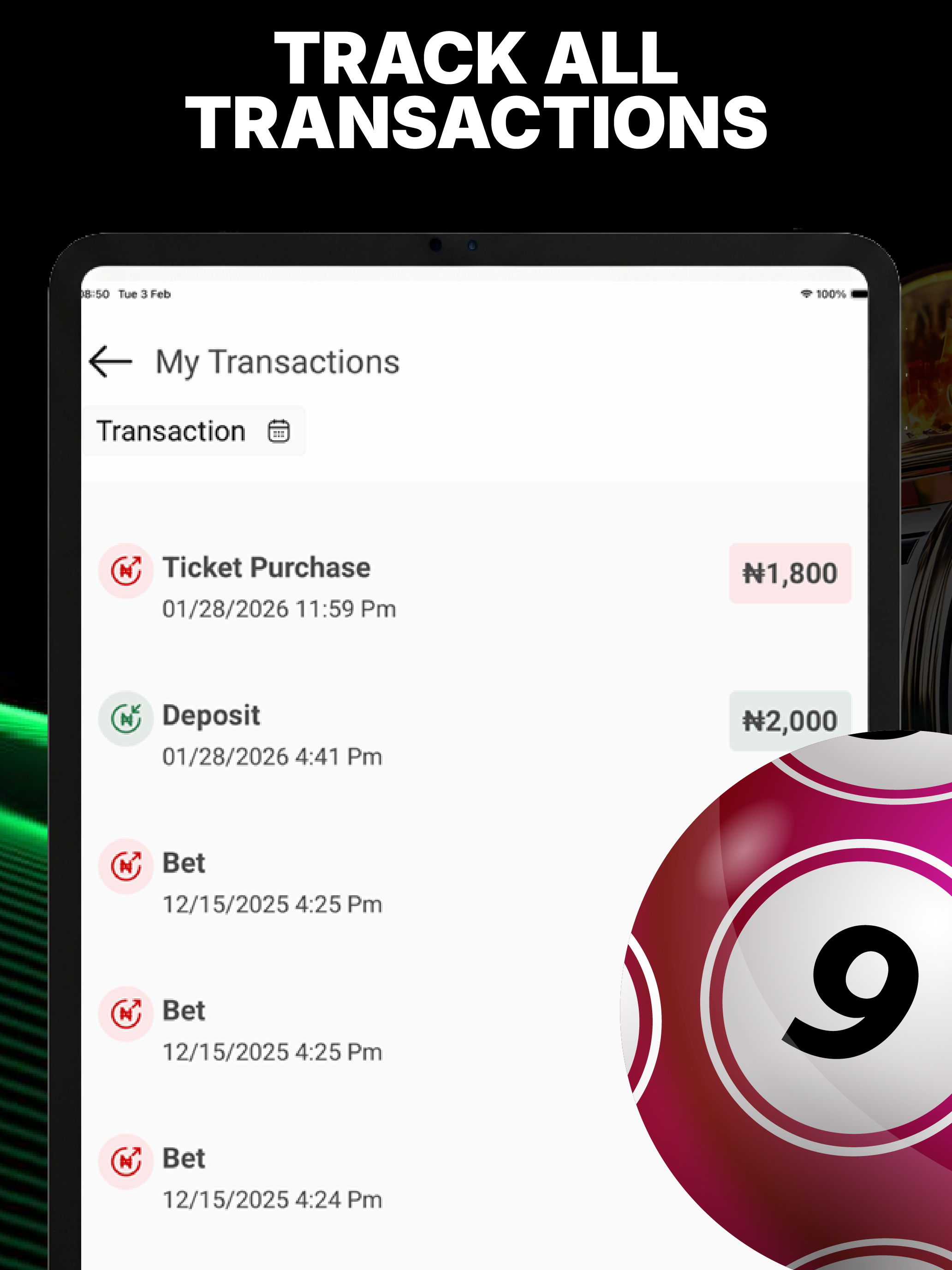 MegaMillions Naija Lotteries screenshot 14