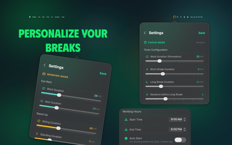 BreakCycle: Pomodoro Timer screenshot