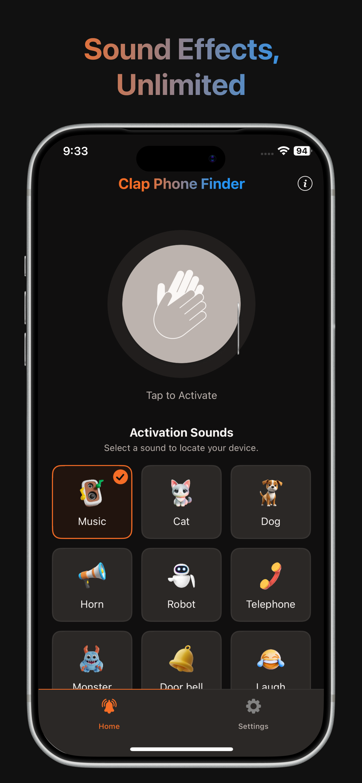 WeClap: Find My Phone Whistle