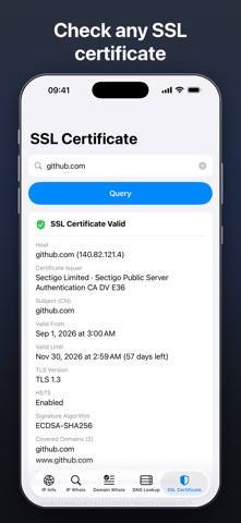 Whois Master iPhone screenshot