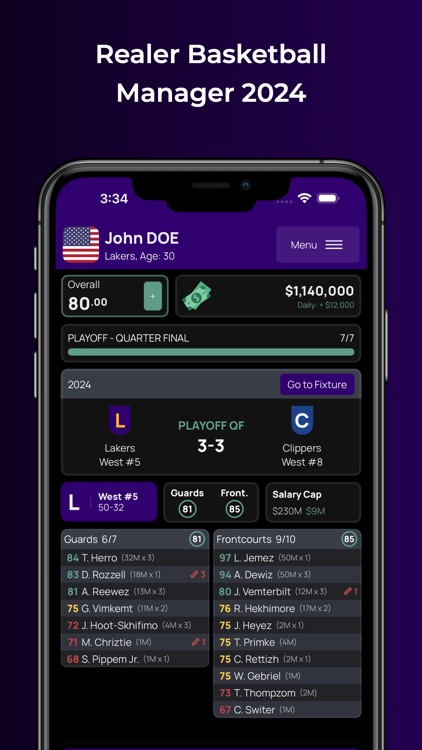 Realer Basketball Manager 2024