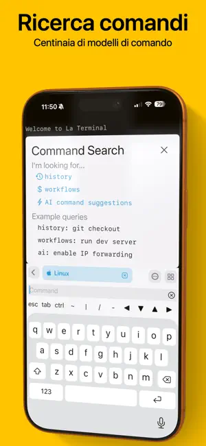 La Terminal: Client Mosh & SSH iPhone screenshot 2