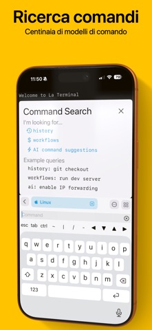 La Terminal: Client Mosh & SSH iPhone screenshot 2