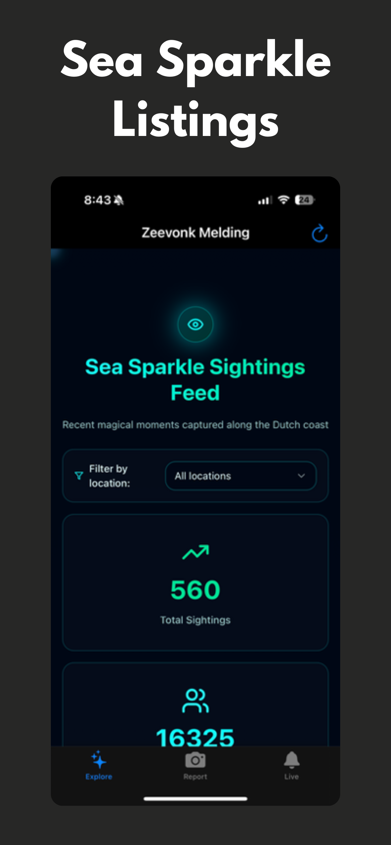 Sea Sparkle - Alerts and Posts