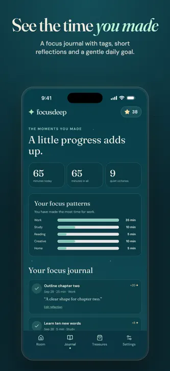 FocusDeep: Cozy Focus Timer screenshot 5
