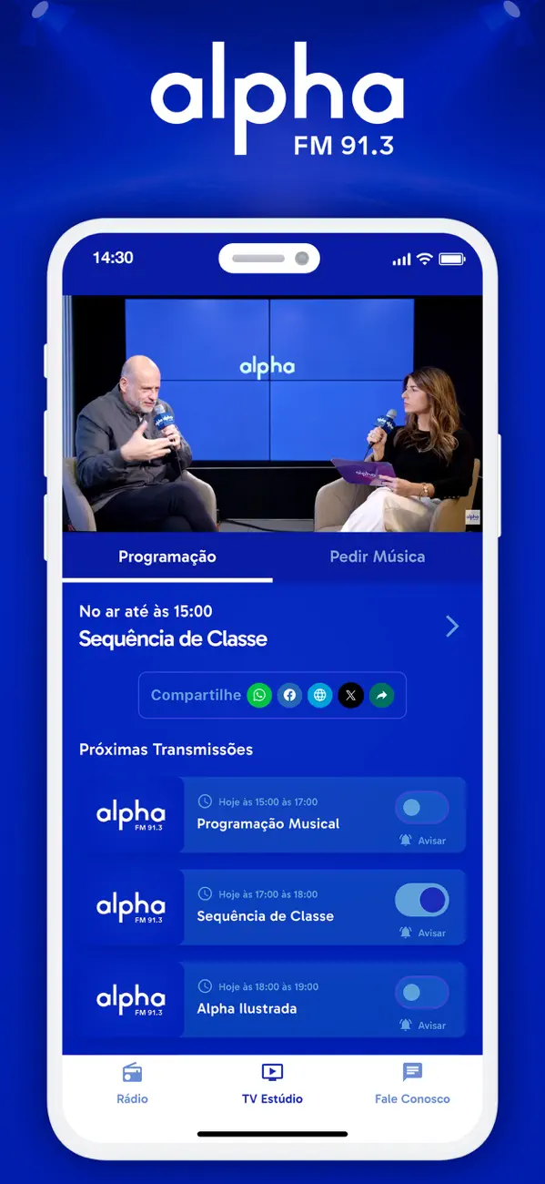 Screenshot #2 pour Alpha FM Florianópolis