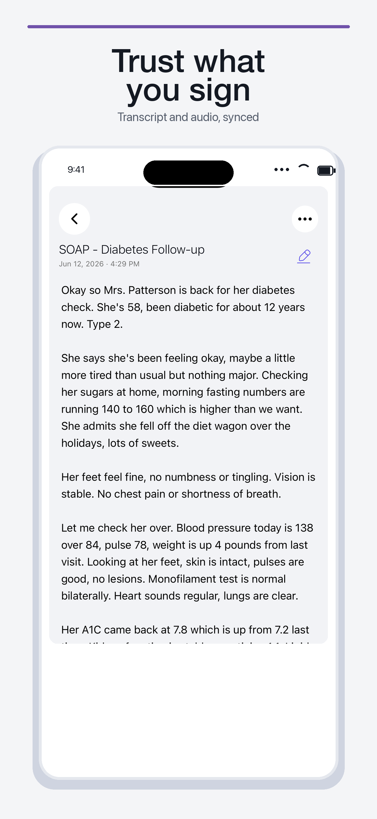 OrbVoice: Medical AI Scribe screenshot 3