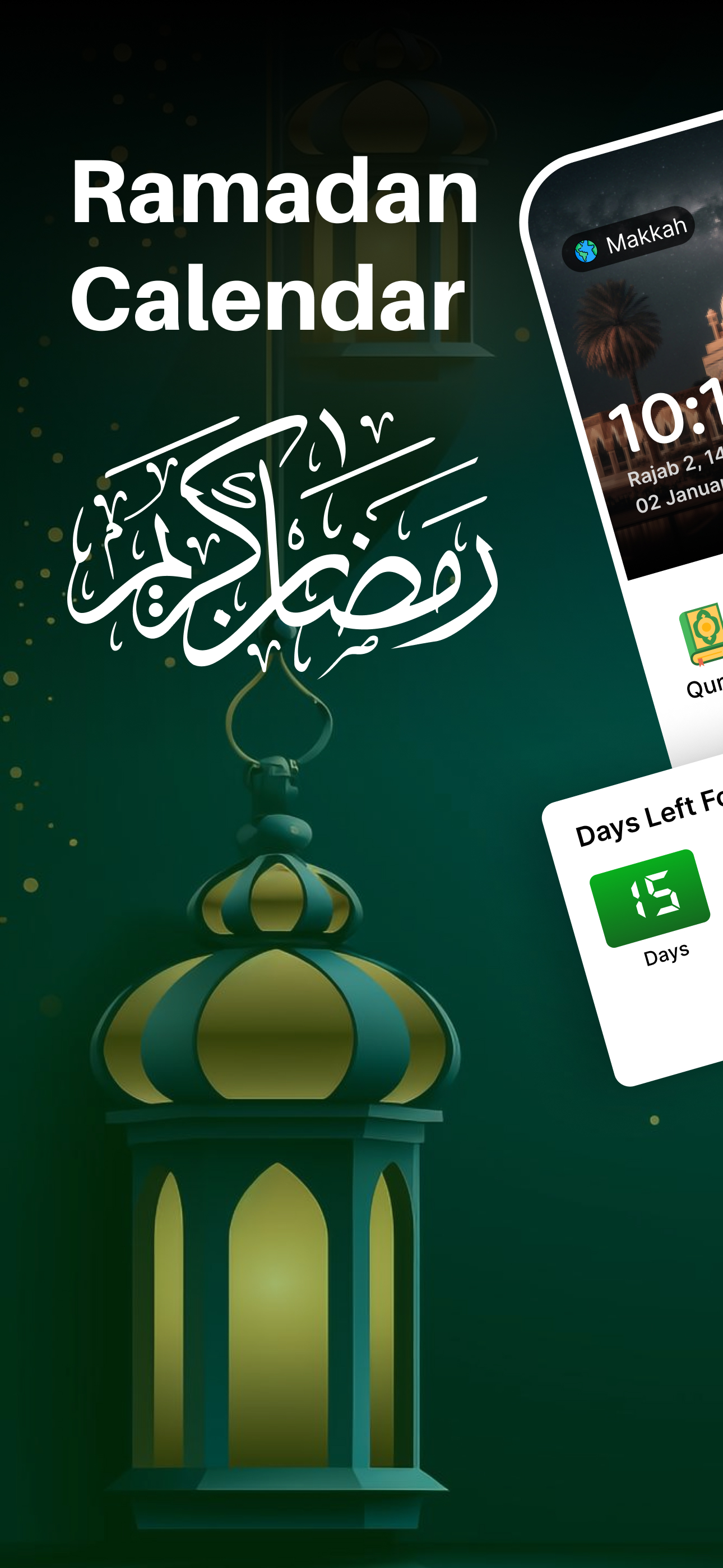 Ramadan Calendar 2026 & Qibla