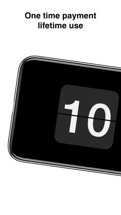 Screenshot 1 of Digital Retro Clock App