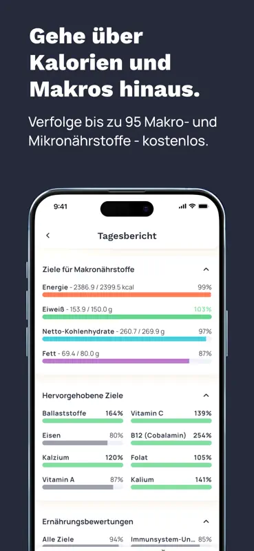 Kalorien Zähler: Cronometer screenshot 3 of 9