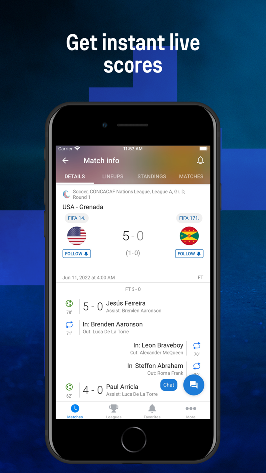 Sofascore - Live score app - 6.7.44 - (iOS)