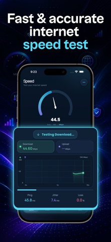 Internet Speed Test WiFi 5G 4G iPhone screenshot