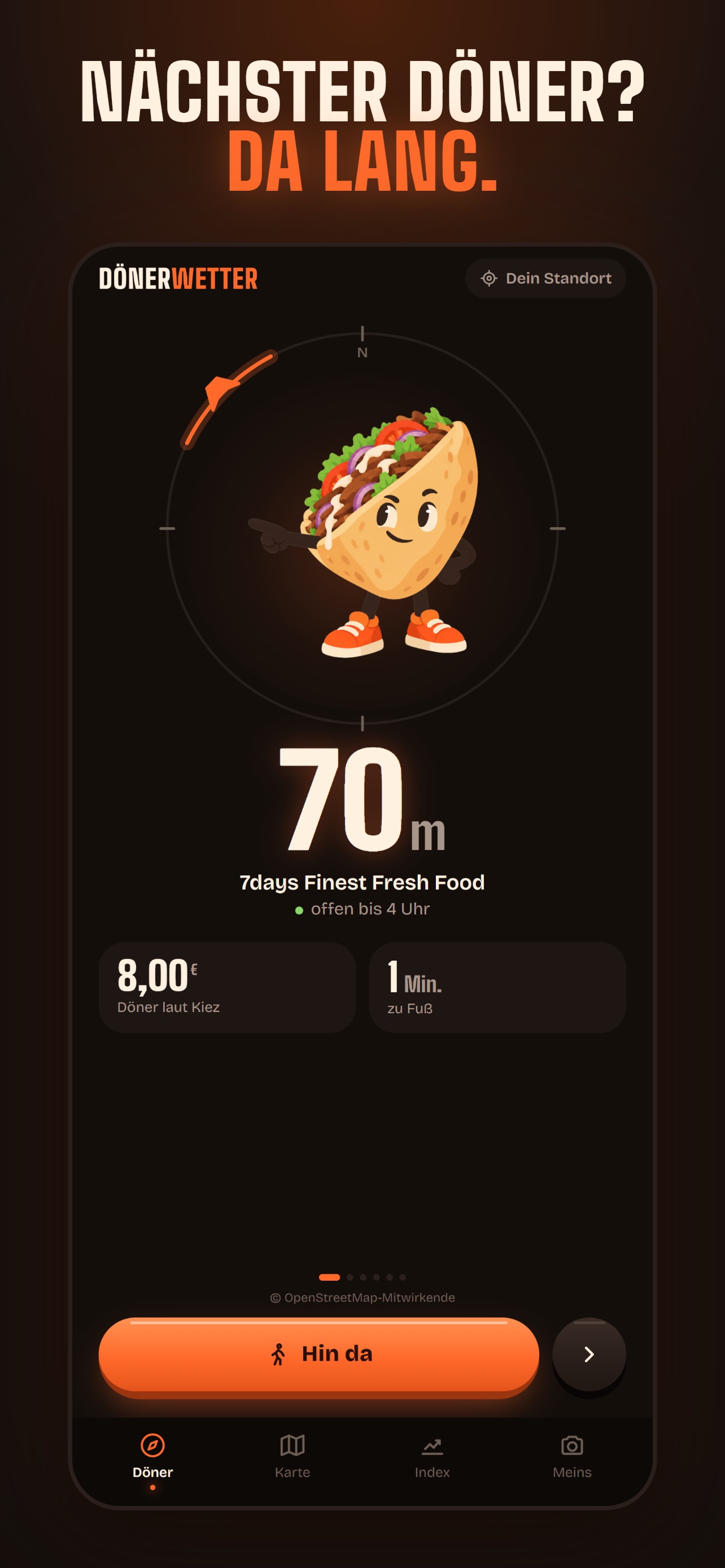 Screenshot 1 of Dönerwetter: Nächster Döner