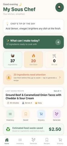My Sous Chef: Smart Assistant Screenshot 1 of 6