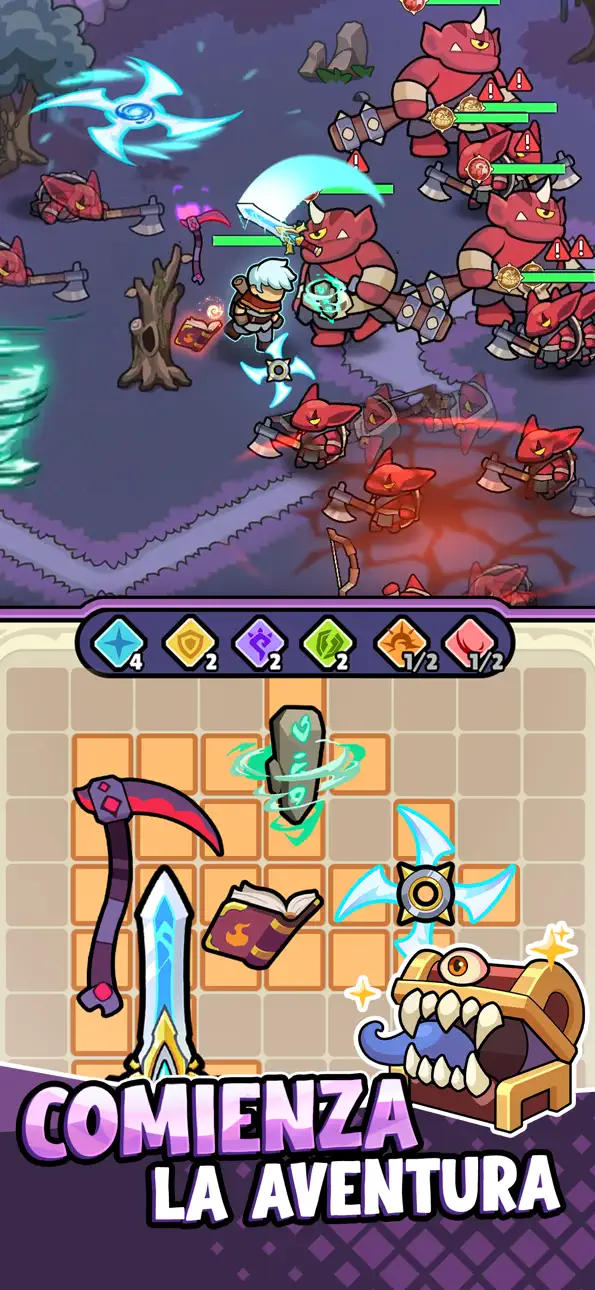 Backpack Legends Adventure RPG iOS Mod IPA screenshot 1 - iOS game interface