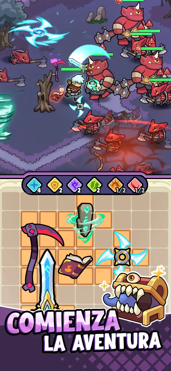 Backpack Legends Adventure RPG iOS Mod IPA screenshot 1 - iOS game interface