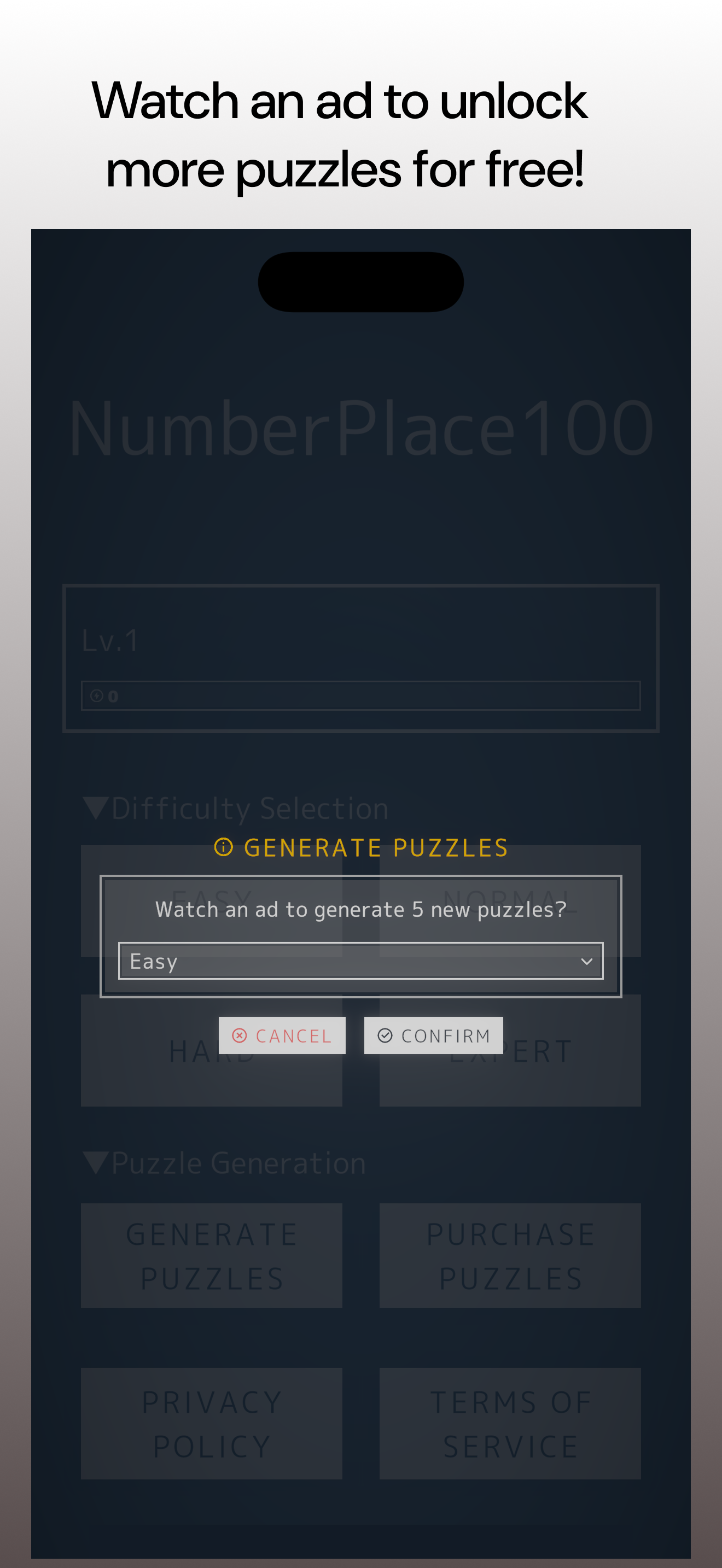 NumberPlaceLevel 100