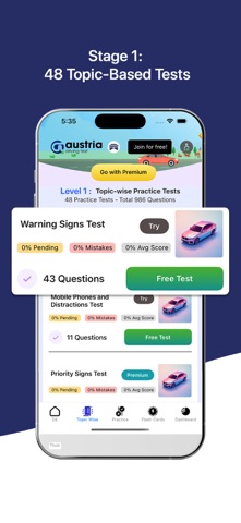 Austria Driving Theory Test Screenshot 4 of 8