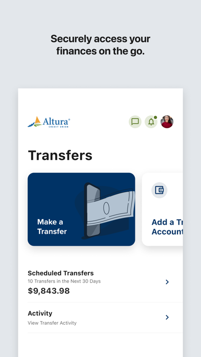 Altura Credit Union Mobile App Screenshot