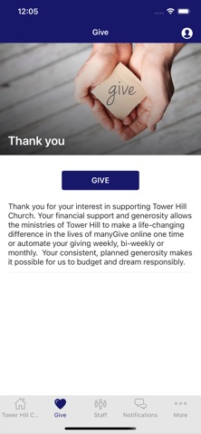 Tower Hill Church app screenshot 2