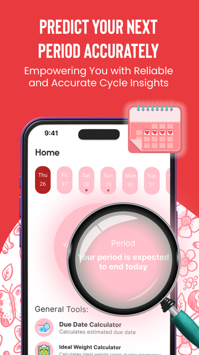 Eve Period & Pregnancy Tracker Screenshot