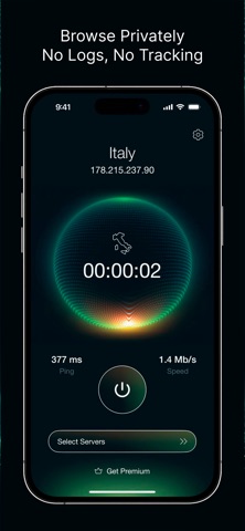 VPN Latvia fast unlimited iPhone screenshot