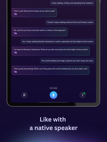 VocaTalk: Practice English iPad screenshot