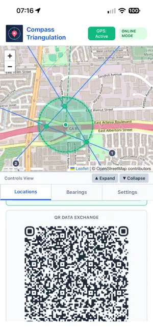 Compass Triangulation screenshot 2