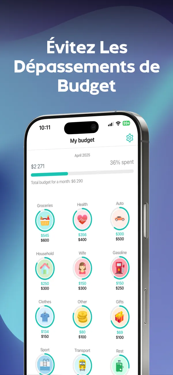 Screenshot #3 pour Gestion budget & finances