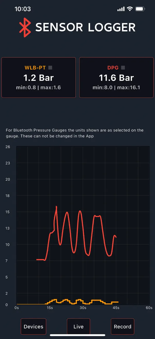 Screenshot #2 pour SensorLogger Sensor Monitor