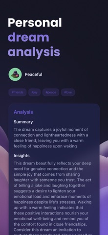 Dream Journal & Meaning Somnia iPhone screenshot
