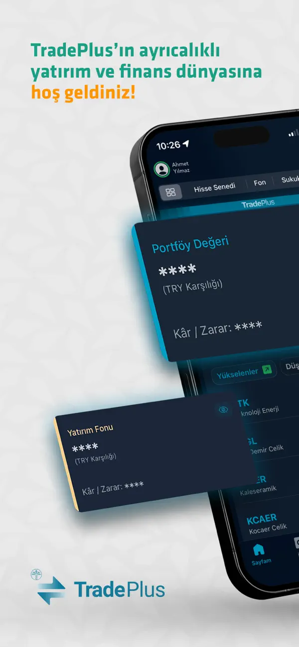 Screenshot #1 pour TradePlus:Katılım Hisse, Borsa