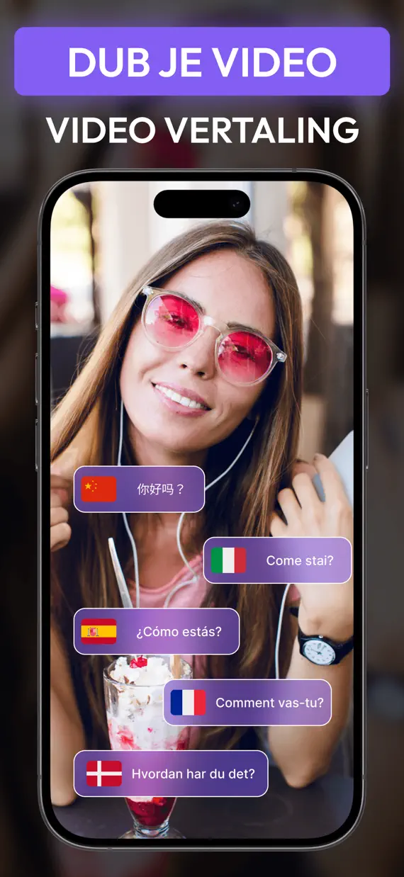 AI Video Dubbing: DubX screenshot 1
