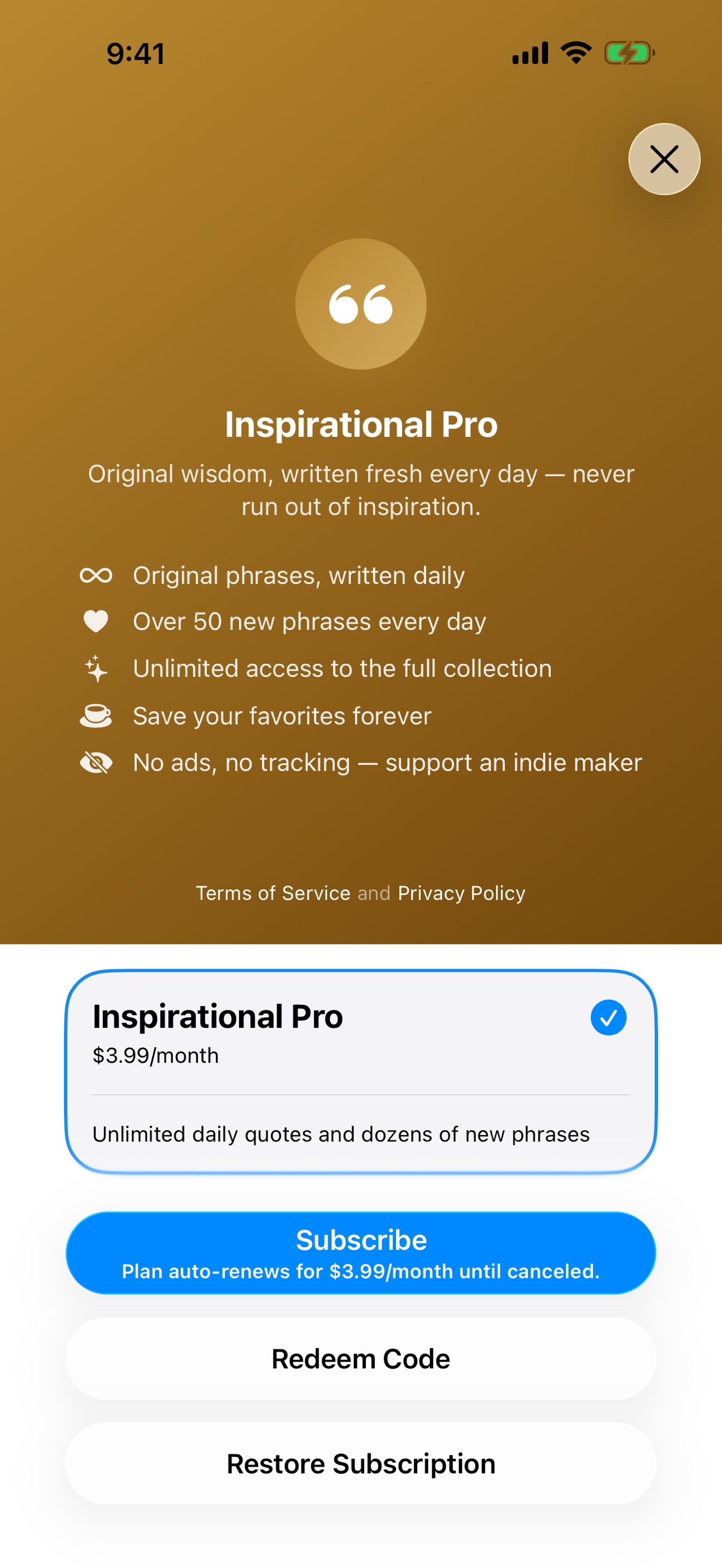 Screenshot 5 of Quotely Inspiration Every Day
