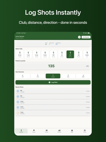 Range Rally: Golf Practice iPad screenshot