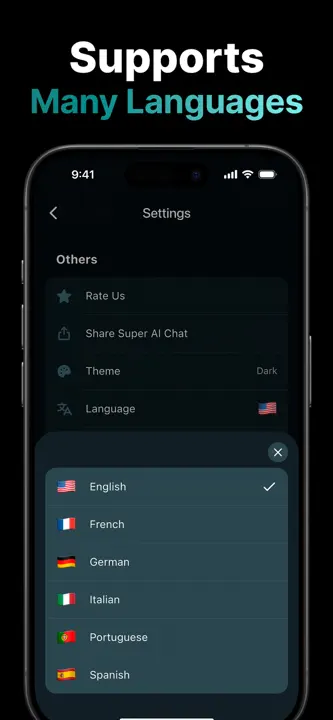 Super AI Chatのスクリーンショット（8/8）