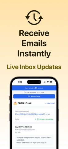 Temp Mail - Temporary Email 30 screenshot